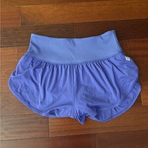 Free People Movement Game Time Shorts. Size: M. Color: Purple.